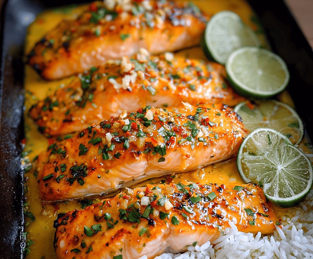 Honey Lime Garlic Butter Baked Salmon Recipe